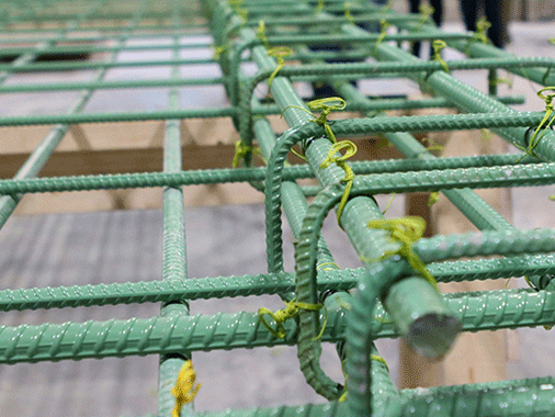 Fusion Bonded Epoxy Coated TMT Bars